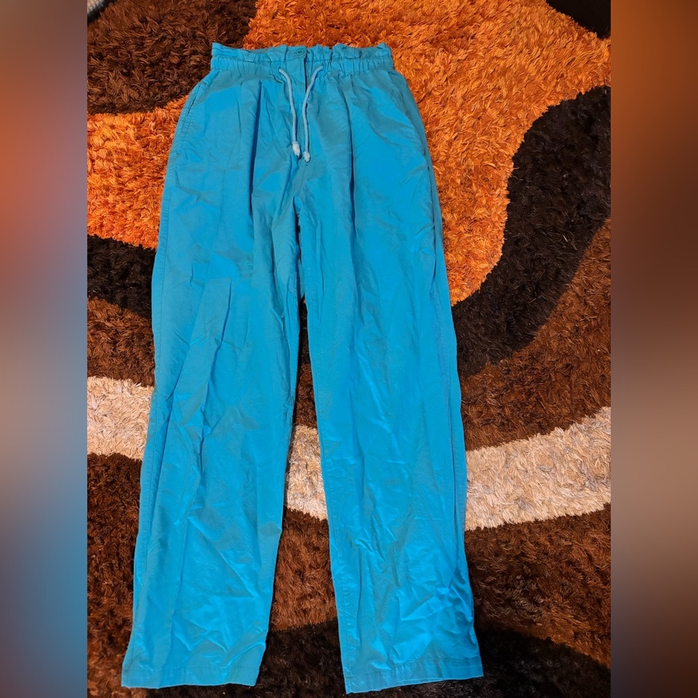 Vintage 1980s, C’est Joli by Laura, Turquoise Pants
